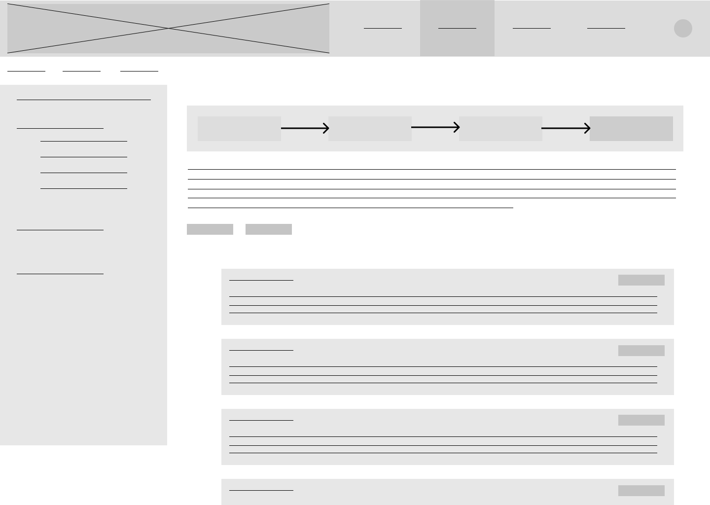 Example of the Content section made with Figma